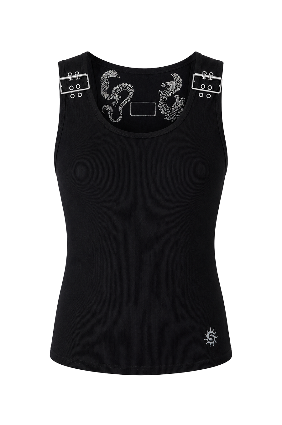 HYDRA BUCKLE TANK TOP (BLACK)