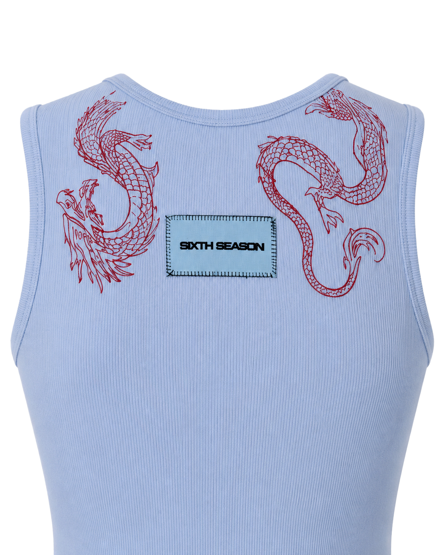 HYDRA BUCKLE TANK TOP (BLUE)
