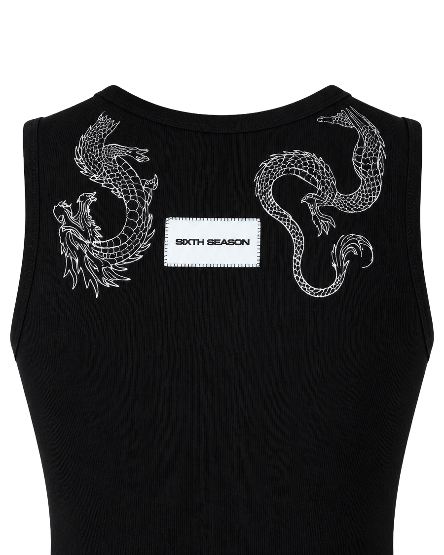 HYDRA BUCKLE TANK TOP (BLACK)