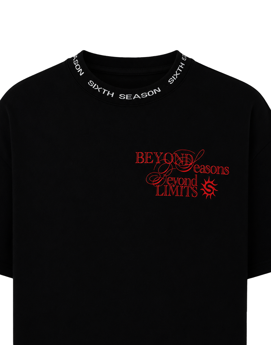 SIXTH SZNN BLOCK TEE (BLACK)