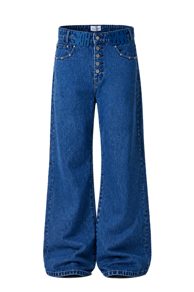 DRAGON CORE DENIM BLUE FRONT VIEW
