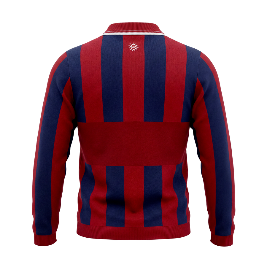TEMPER STRIPED LONGSLEEVE POLO