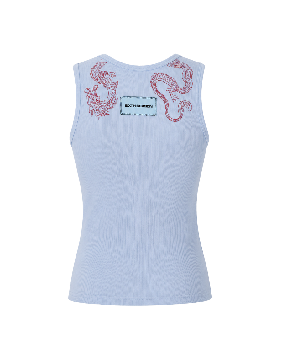 HYDRA BUCKLE TANK TOP (BLUE)