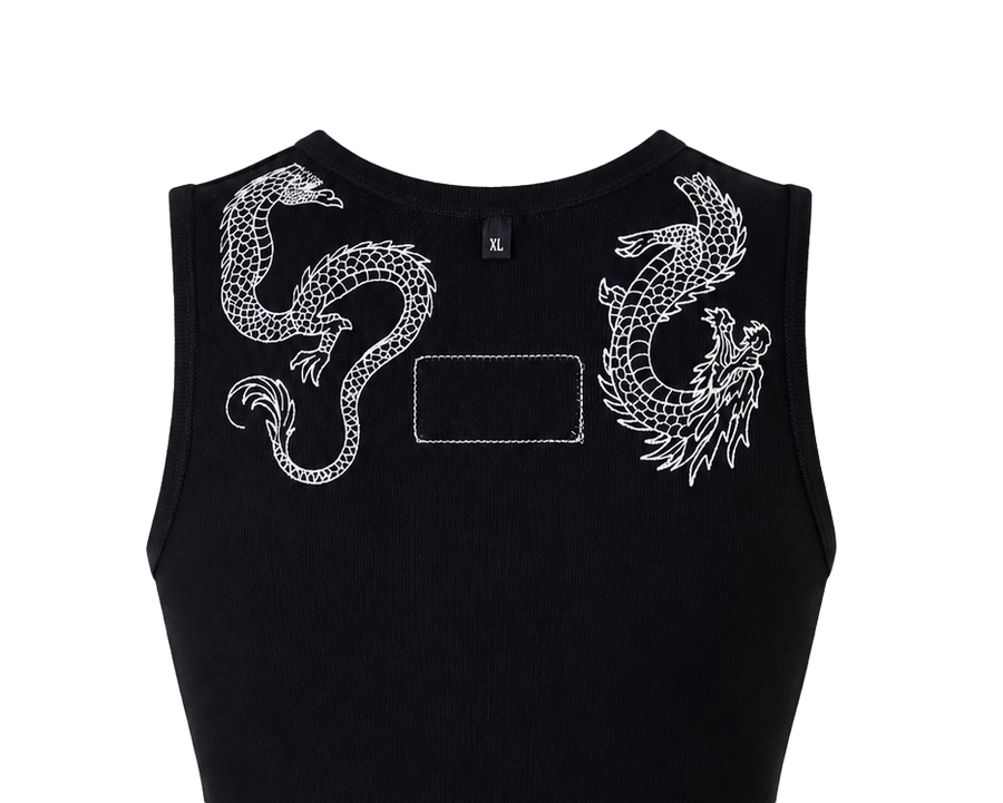 HYDRA BUCKLE TANK TOP (BLACK)