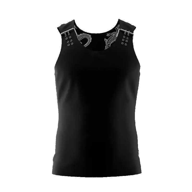 HYDRA BUCKLE TANK TOP (BLACK)