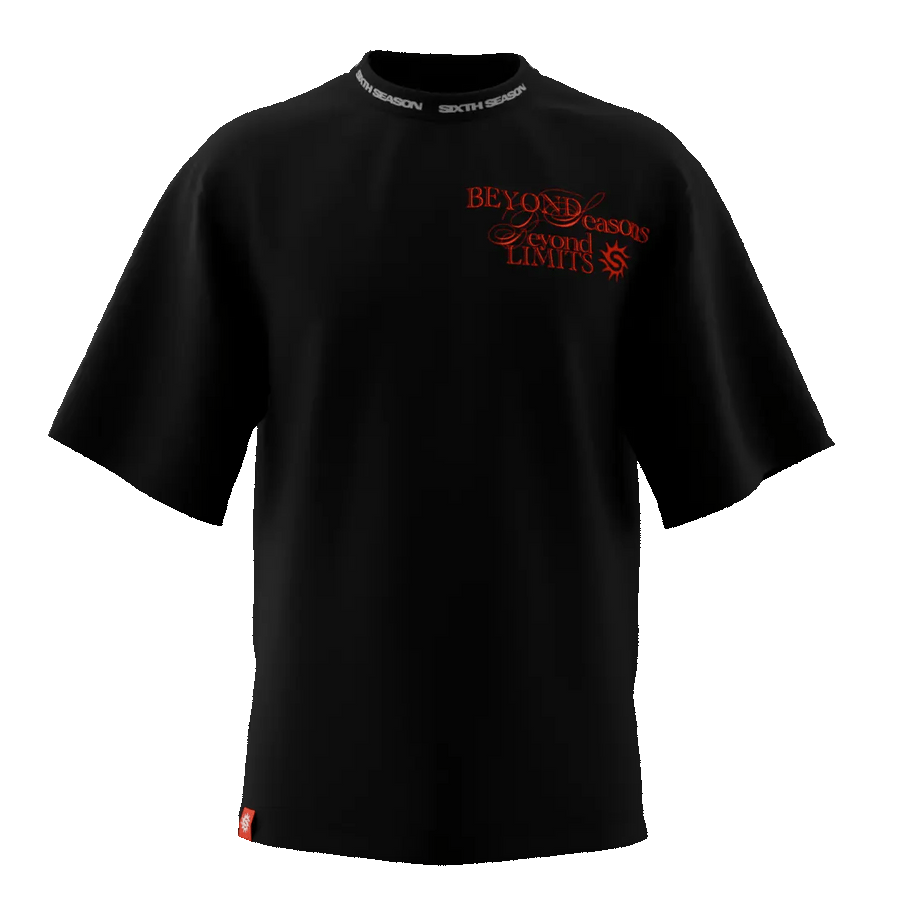 SIXTH SZNN BLOCK TEE (BLACK)