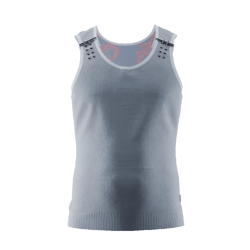HYDRA BUCKLE TANK TOP (BLUE)