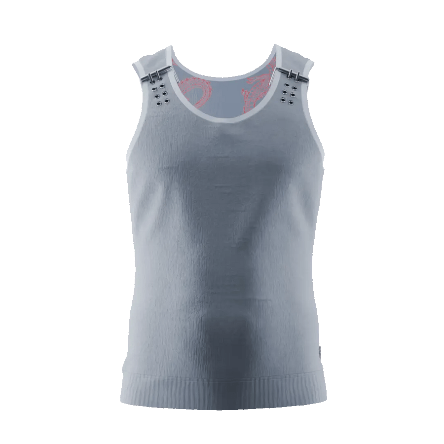 HYDRA BUCKLE TANK TOP (BLUE)