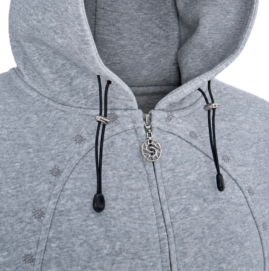 GREY STORM SHELL HOODIE SET