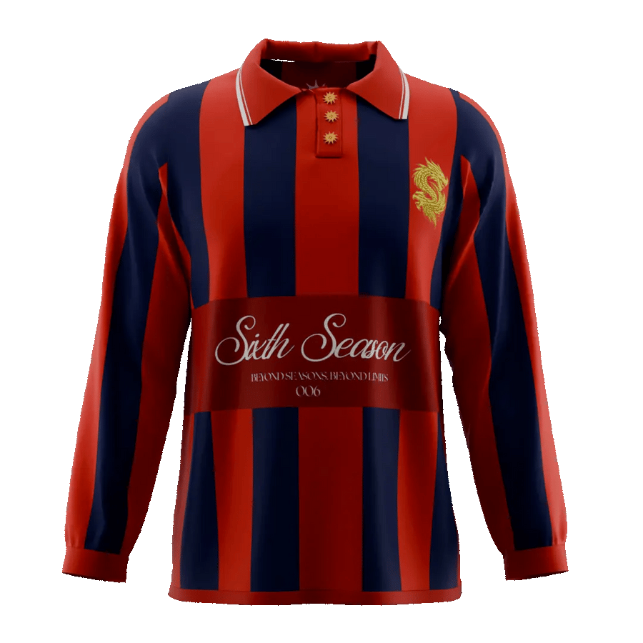 TEMPER STRIPED LONGSLEEVE POLO