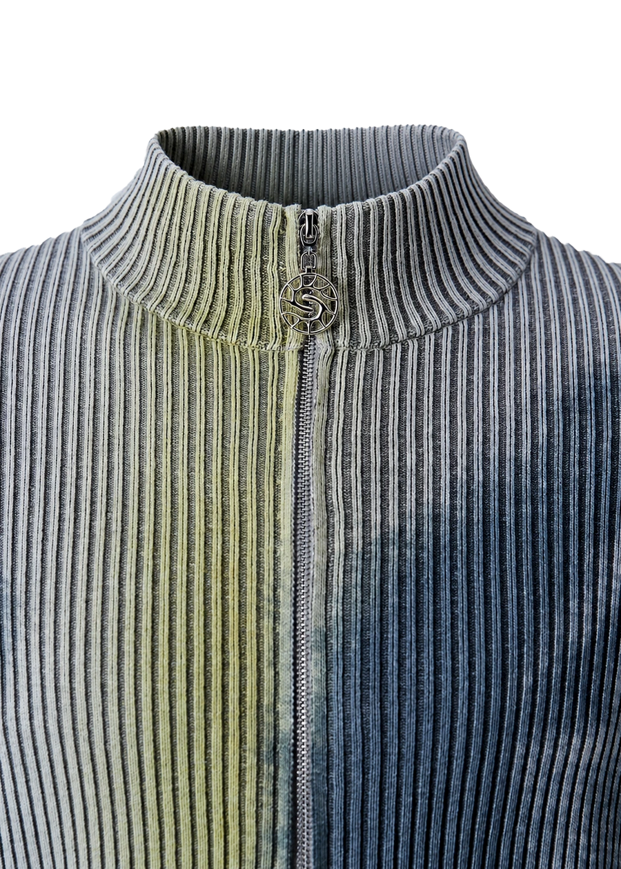 FACE VALUE KNIT ZIPPER POLO