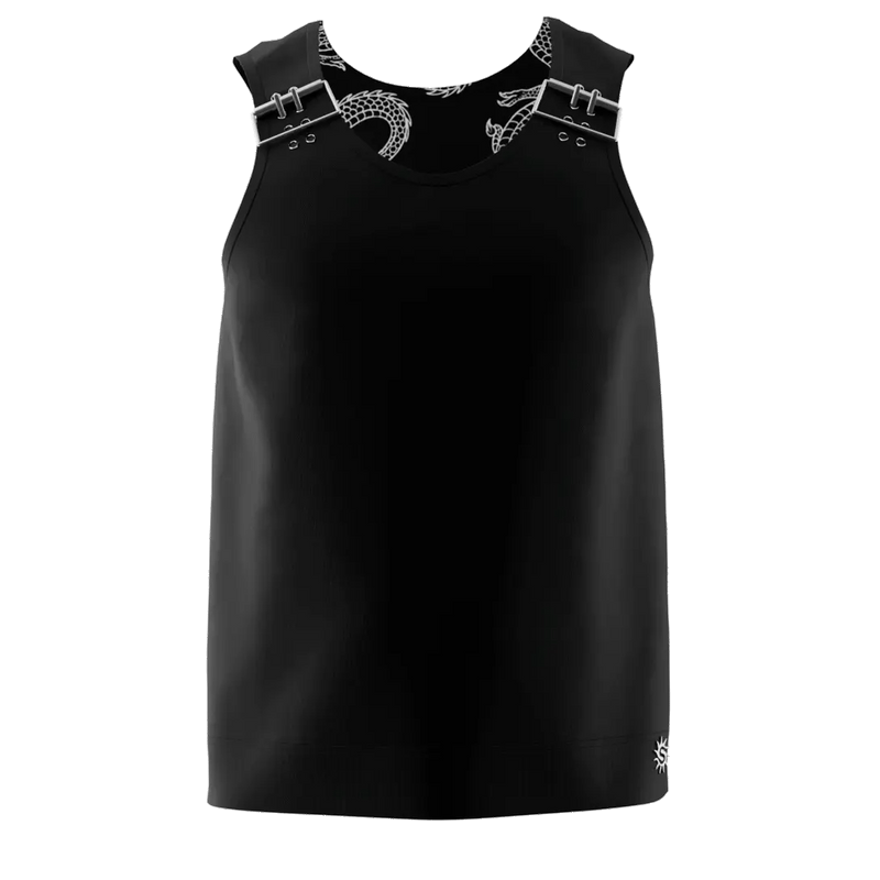 HYDRA BUCKLE TANK TOP (BLACK)