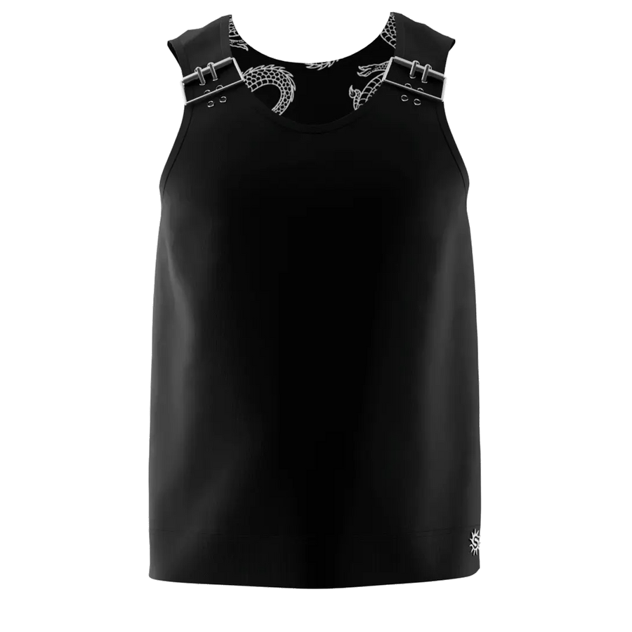 HYDRA BUCKLE TANK TOP (BLACK)