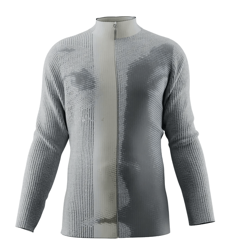 FACE VALUE KNIT ZIPPER POLO