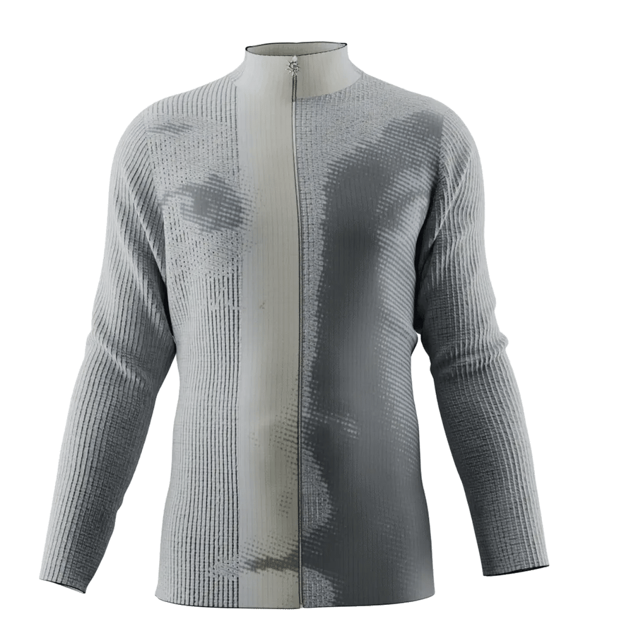 FACE VALUE KNIT ZIPPER POLO